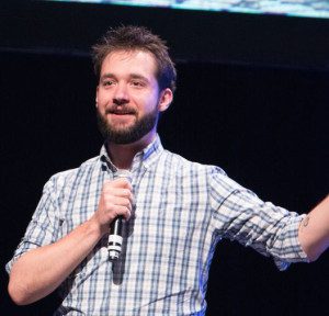 Alexis Ohanian speaking at IRCE in Chicago.