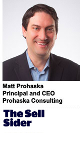 Matt Prohaska, principal and CEO at Prohaska Consulting