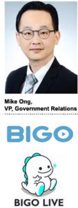 Mike Ong, VP of government relations, BIGO