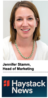 Jennifer Stamm, head of marketing for Haystack News