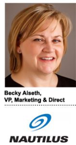 Becky Alseth, VP of marketing and direct at Nautilus