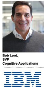 Bob Lord, IBM’s SVP of cognitive applications and blockchain