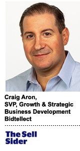 Craig Aron, SVP of growth and strategic business development at Bidtellect