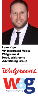 Luke Kigel, VP of Walgreens integrated media and head of the Walgreens Advertising Group