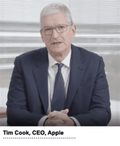Tim Cook, CEO, Apple