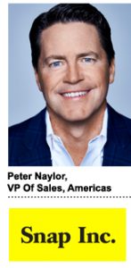 Peter Naylor, Snap’s VP of Americas