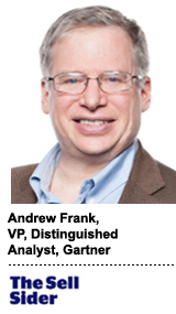 Andrew Frank, VP distinguished analyst at Gartner