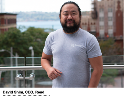 David Shim, CEO & co-founder, Read