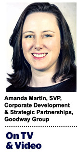 Amanda Martin, ​​SVP, corporate development & strategic partnerships, Goodway Group