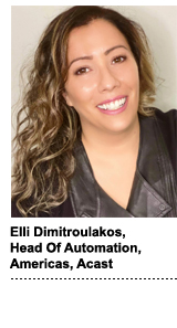 Elli Dimitroulakos, head of automation in the Americas, Acast