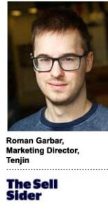 Roman Garbar, marketing director, Tenjin
