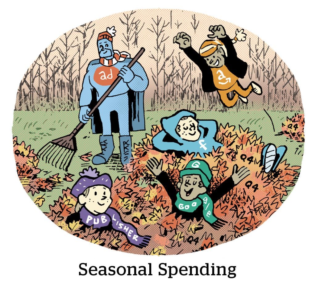 Comic: Seasonal Spending