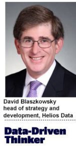 David Blaszkowsky, head of strategy and development at Helios Data.