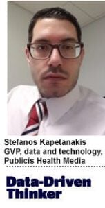 Stefanos Kapetanakis, GVP, Data and Technology, at Publicis Health Media. 