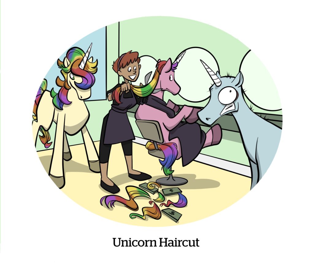 Comic: Unicorn Haircut