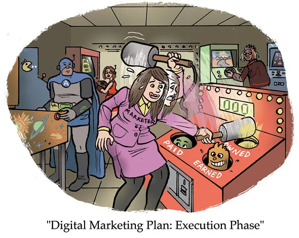 Comic: Digital Marketing Plan: Execution Phase