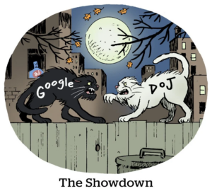 Comic: The Showdown (Google vs. DOJ)
